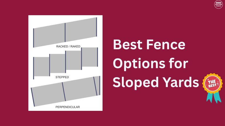 Professionally installed fence following a sloped residential yard in High Ridge, Missouri